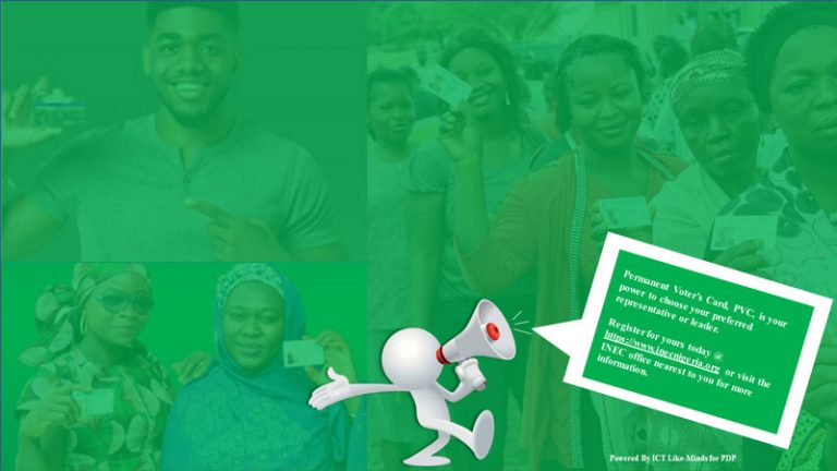 Nigeria voter's card announcement | learning field for political education