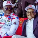 Governor Oborevwori Launches 7th National Youth Games in Delta State | Rt. Hon. Oborevwori and his deputy, Sir Monday Onyeme, watching the proceedings at the 7th National Youth Games